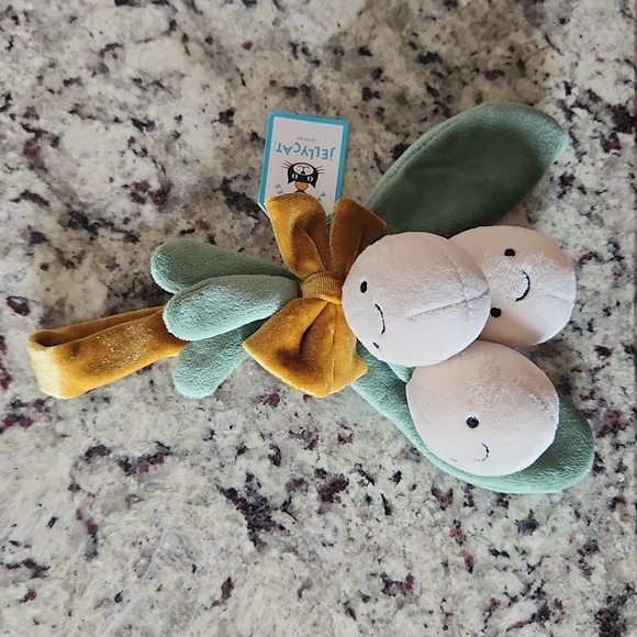 Jellycat Amuseable Mistletoe 7x7" Soft & Plush NWT - Picture 4 of 4